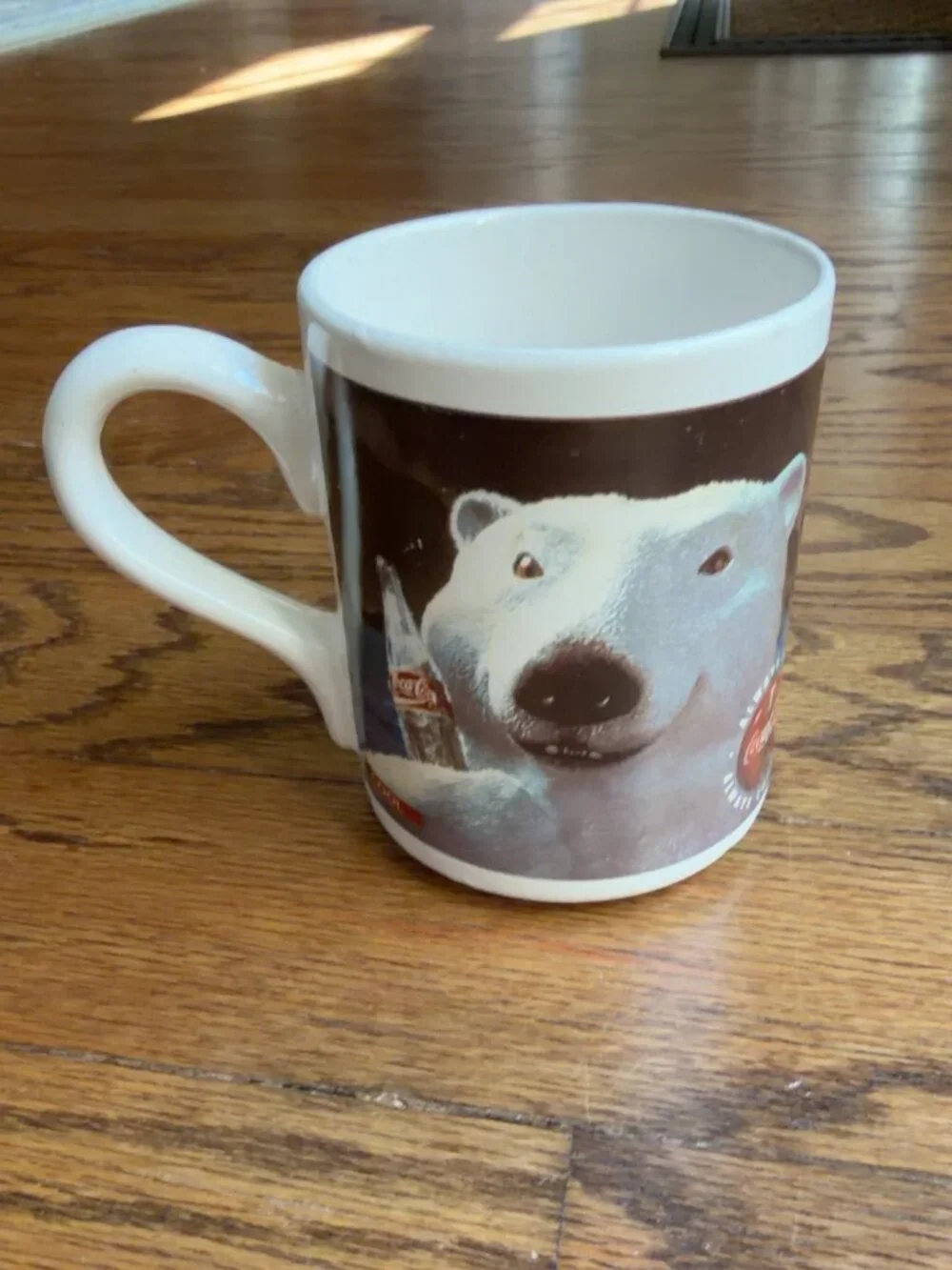 Vintage 1998 Coca-Cola Polar Bear Gibson Coffee Mug